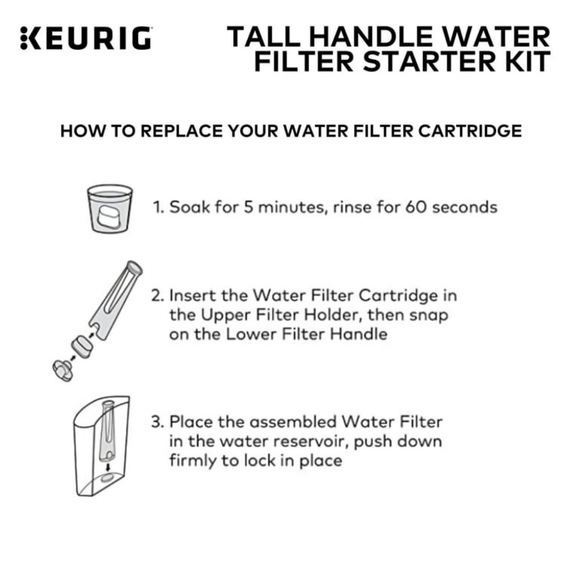 SOLD Keurig Tall Handle Water Filter Kit - Picture 6 of 6